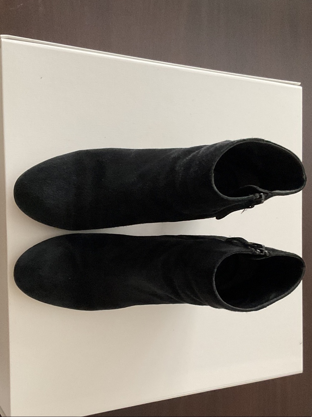 J. Crew Black Suede Ankle Booties